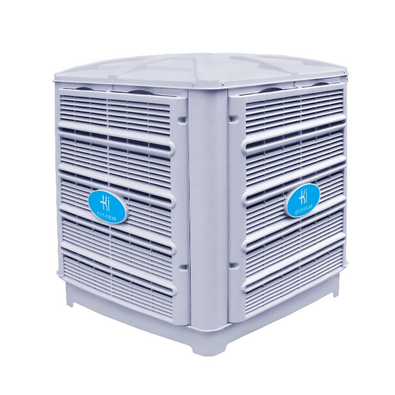 Evaporative cooling unit installed at plant