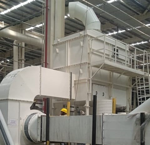 Dry scrubber system