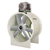 Large Diameter Tubular Axial Fans with External Motors