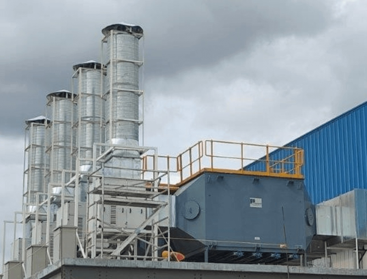 Dry scrubber system